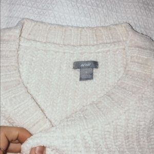 White Aerie woven pullover sweater